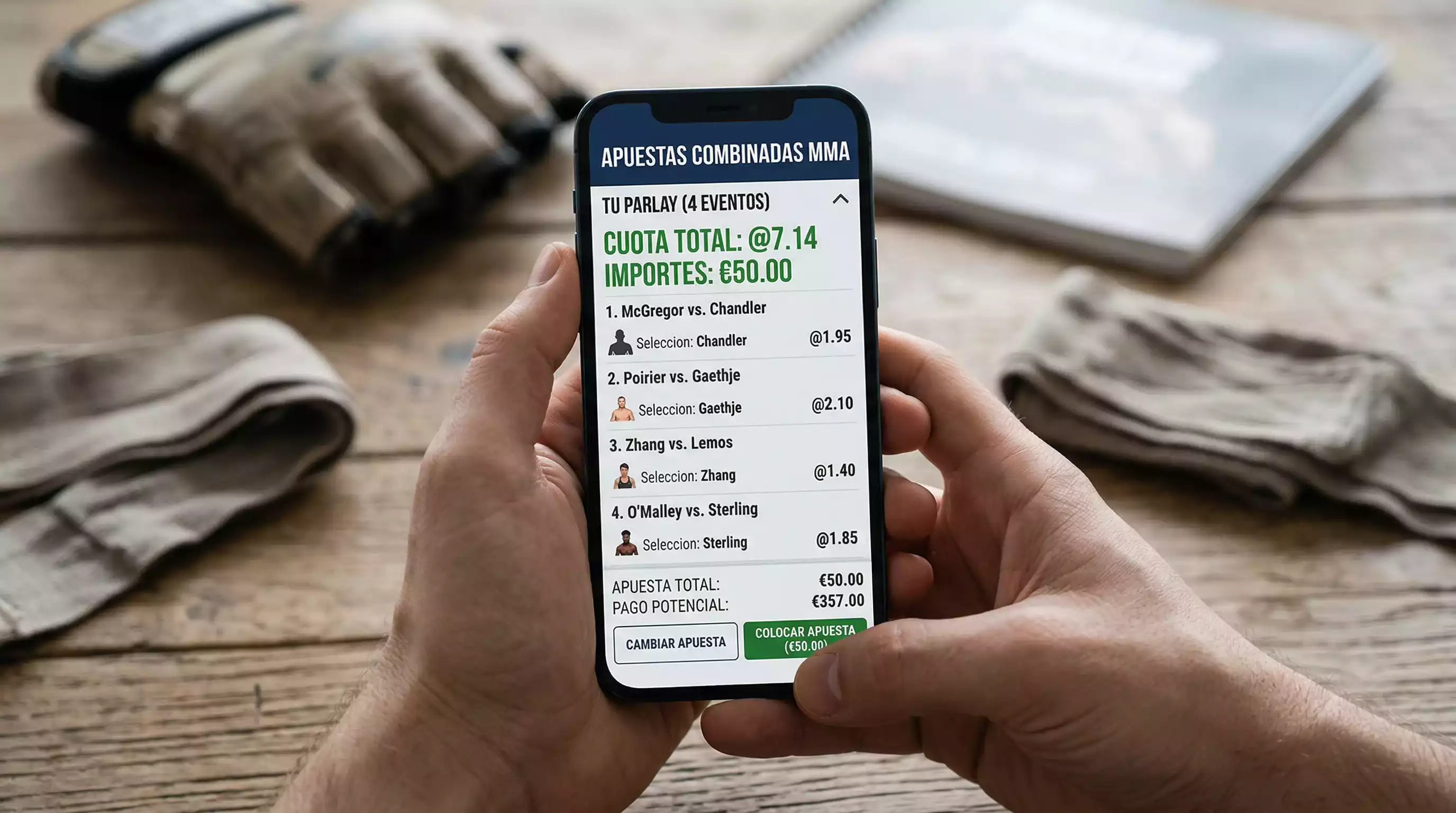 Apuestas Combinadas (Parlays) en UFC: Riesgos y Estrategias