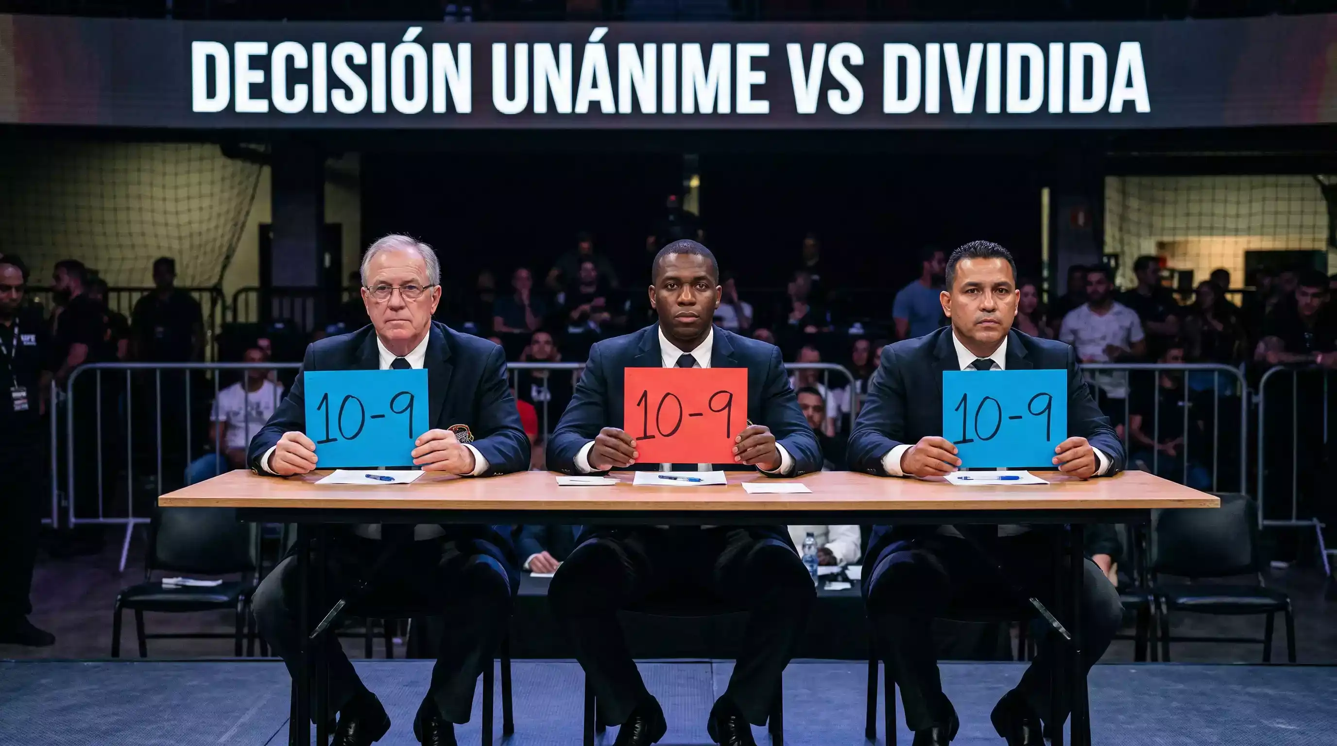 Decisión Dividida vs Unánime en UFC: Qué Significan y Cómo Afectan